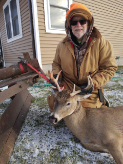 Glen Belyea of Harrisville With His 8 point!