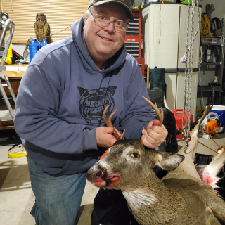 Keith Semenick of AuGres With his Arenac County 7 point!