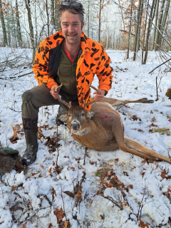 Troy Dirske of Berkley is Sooo happy :) with his Tawas 7 point!