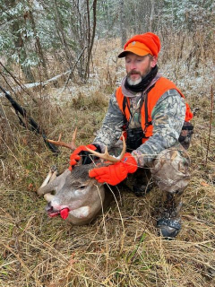 Joey Kimsel of Oscoda Bagged his 8 point in Alcona County
