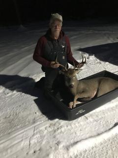 Raymond Steenberg of Glennie with his 8 point!