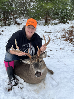 Wendy Lauria of Hale with her 6 point!