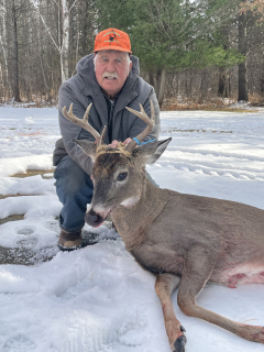 Patrick Woelke from East Tawas with his 7 point!