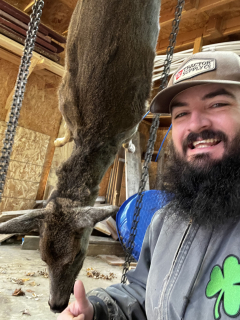 Nate Freel of Grand Blanc bagged his Doe In Tawas!