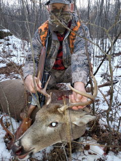 Robert Collins of Mikado bagged his 8 point in Iosco County!