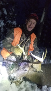Mark Bowsher of Mio Bagged an 8 point in Oscoda County!   Hunting with my Kids, what could be better