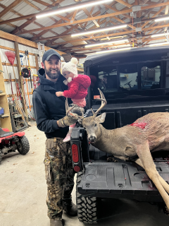 Michael Jack of Hubbard Lake bagged his 8 point at Hubbard Lake!