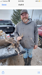 Mike Burton Of Lupton Bagged his 10 point in Lupton!   Biggest buck I’ve ever shot!