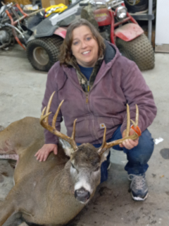 Becky Kroczaleski of Omer bagged her 9 point in Arenac County!