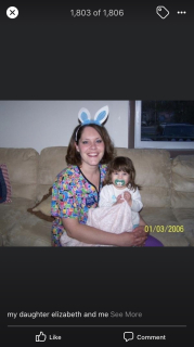 Elizabeth Fulco with Mom Annamy Napier, Oscoda.  My mom has always been my favorite person, always kind and deserving. This picture means a lot to me because our bond hasn't changed 