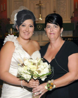 Jessica Weiss with Mom Shelley Rotarius, Frankenmuth.  Great memories from my wedding day!