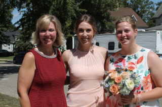 Katelyn Sweeney with Mom Tina Sweeney, Bad Axe!