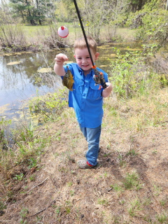 Tyler Richmond scored big with this Bluegill from Tawas Lake!