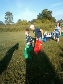Steven Smith of Whittemore with his Dad, Franklin Smith!