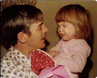 Tami Pezel of East Tawas with Dad Richard Simmons.   Tami Daddy and daughter 1975