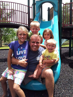 Reigen Pezel, East Tawas with Dad.    Mark Pezel Hawaii slide vibes (2015)