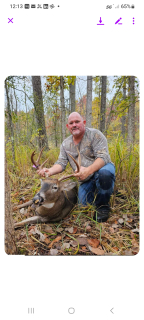 Jeff Felske from Midland Bagged his 7 point in Midland County!. Been watching him on camera for awhile and it finally all came together. 