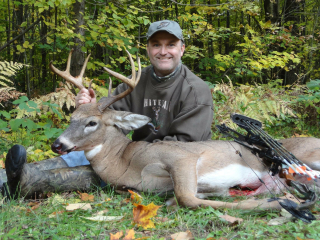 Russ Garland from Macomb bagged his 8 point in Presque Isle!