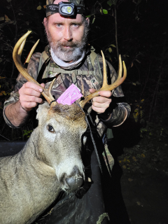 Robby Kimsel from East Tawas bagged an 8 point in Wilber!