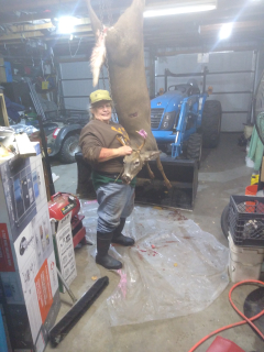 Kathy Carr from Mikado Bagged her 5 point in Alcona County!