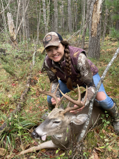 Angie Tanner from Mikado Bagged a nine point in Alcona County