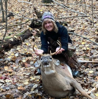 Le Ann O'neil from West branch bagged her 7 point in Prescott!