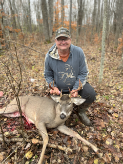 Eddie Meltz from Oscoda bagged his 8 point in Alcona County!