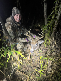 Trisha Heming from National City bagged her 8 point in Tawas City!