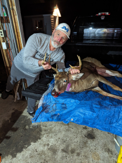 Walter Roy from West Branch with his 8pt buck,ogemaw county!