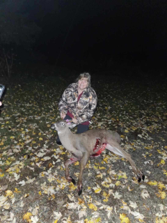 Debra Cabala from Pinconning Bagged her 4 point in Omer!