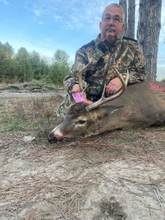 Ed Beckley from East Tawas Bagged his 7 point in Wilber Toenship!
