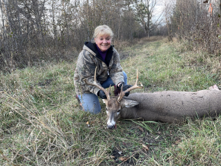 Ann Woelke from East Tawas Bagged her 7 point in Iosco County!