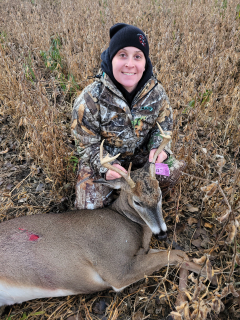 Katie Hummerickhouse fom AuGres bagged her 6 point in Arenac County