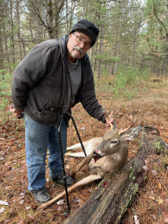 Bryan Kramer from Bay City bagged his 8 point in Hale!