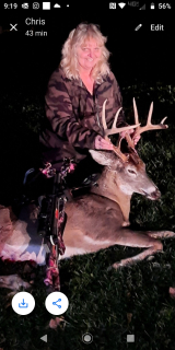 Bonnie Perkins from Glennie bagged her 10 point in Alcona County!