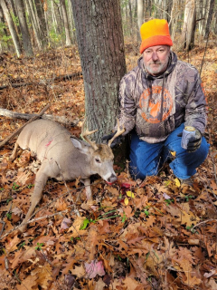 Anthony Pileri from Oscoda bagged a 6 point in Alcona County!