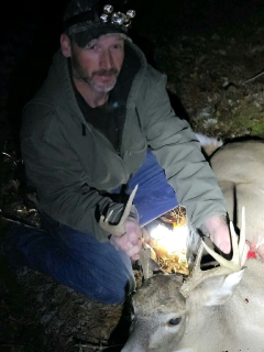 Joey Kimsel from Oscoda bagged his 8 point in Iosco County!