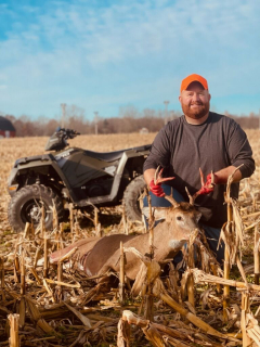 james Richmond from East Tawas bagged an 8 point in Stockbridge!