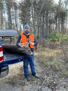 Andy Kobs from Tawas Bagged a 6 point in Iosco County!
