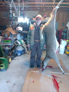 Glenn Belyea from Harrisville bagged a big Doe!