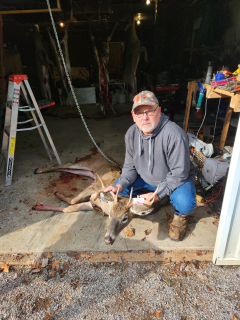 Paul Corbin from Alpena bagged an 8 point in Alpena!