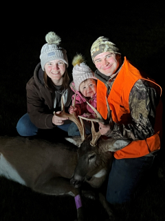 Thomas Stein from Harbor Beach bagged an 8 point in Ruth!