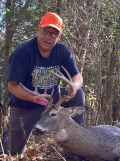 Brad Miller from Prescott bagged an 8 point in Whittemore
