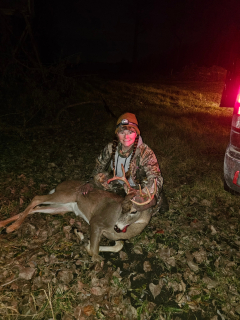 Whitney Rollins from AuGres bagged an 8 point in Arenac County!