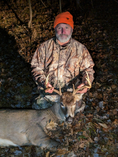 Walter Roy from West Branch bagged his 8 point in Ogemaw County!