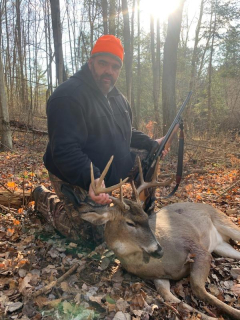 Jeff Seyfried from Tawas City bagged his 8 point in Whittemore