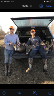 Michael Blust from Whittemore bagged his 8 point in Alabaster Township!