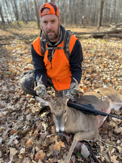 Marcus Doan from Tawas City bagged his 7 point in Gratiot County!
