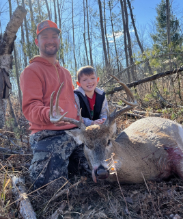 Brandon Groff from Tawas City bagged his 8 point in Tawas City!