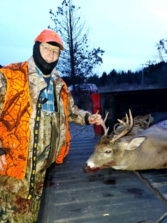 Bruce Bigham from Harrisville bagged his 8 point in Alcona County!